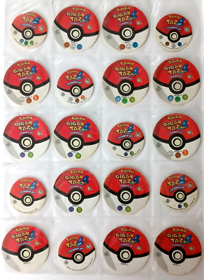 海外版 Pokémon Tazos/WOTC 1999−2000  5枚 GIANT TAZOS POKEMON 1 Gen KANTO Full Set 151/151 ARGENTINA 1999