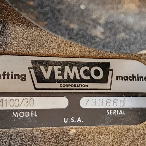 Vemco Model 4100 30" Arm Drafting Machine w/ Screw Mount - Picture 4 of 5