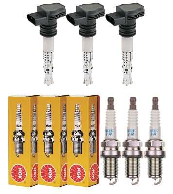 3x NTY Zündspule +3x NGK Zündkerze für Daihatsu Trevis Move L6_ L9_ 1.0i M1