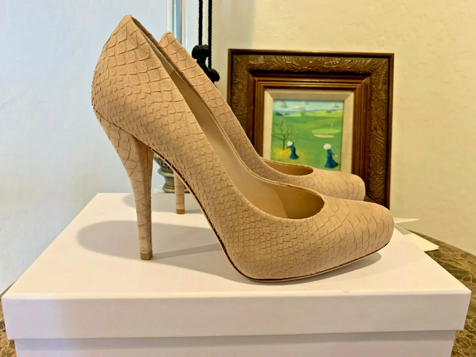 POMPE CHRISTIAN DIOR Beige Sable Miss DIOR *TAILLE 38,5* 4