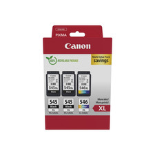 Canon PG-545XL x2 CL-546XL Multi Pack 3er-Pack Hohe Ergiebigkeit Schwarz Farbe