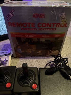 Atari Remote Control Wireless Joysticks Set Wireless for Atari 2600 CX42 TESTED