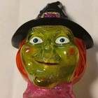 HALLOWEEN DEPT. 56 SKELETON ON BENCH  & CRACKER BARREL WITCH NIGHTLIGHT — photo 5
