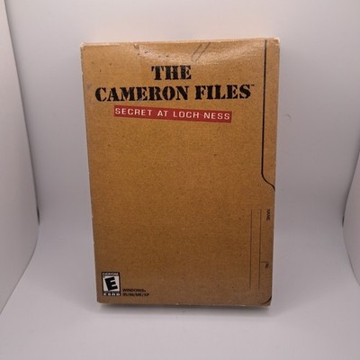 Cameron Files: Secret at Loch Ness (PC Game, 2002) Windows 95/98/xp In Box 