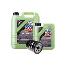 6L Liqui Moly Molygen New Gen 5W-40 Mahle Engine Oil Change Kit for Saab 900