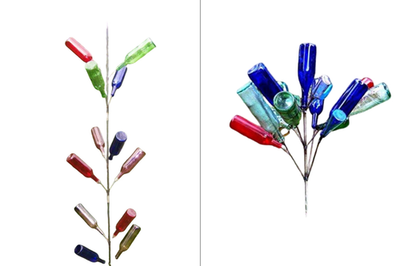 #ad BLACK FRIDAY 4 GIFT BUNDLE USA WINE BOTTLE TREE garden yard stake bottletree $159.99