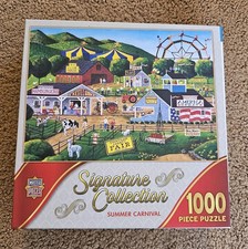 MasterPieces Signature Collection Summer Carnival 1000 Pc Jigsaw Puzzle Complete