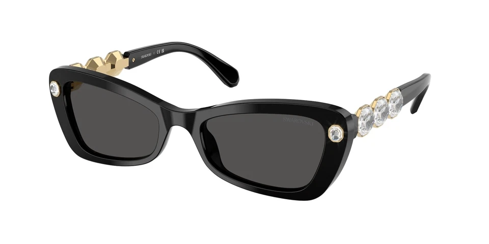 Gafas de sol para mujer SWAROVSKI SK6033 100187 negro gris oscuro 54 mm Foto 2 de 2