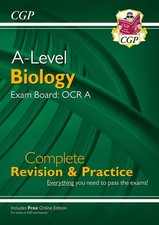Image of A-Level Biology: OCR A Year 1 & 2 Complete Revision & Practice w/Online Ed (For
