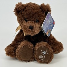 Russ Berrie Shining Stars Brown Bear Plush Stuffed Animal Toy 11"