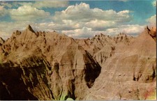 Badlands National Monument Pinnacles Big Foot Pass South Dakota Postcard