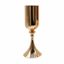 Pedestal Vase Gold Container Decorative for Wedding Planners