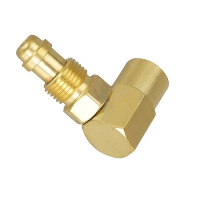 AW-407 / CGA 032 Nut/NIP 90° Elbow Inert Gas Adaptor Argon Welder Connector