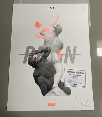 Cyrcle Rape Of Sabine OVERTHRONE! Art Print Signed Numbered 1/75 COA