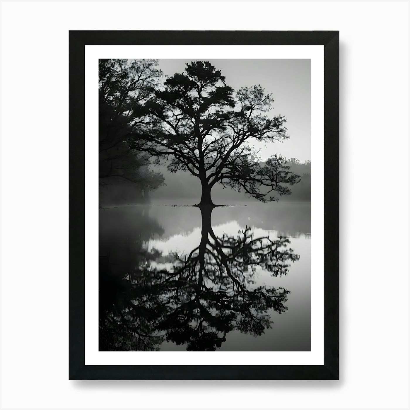 Lone Tree 9 Framed Art Print Canvas Wall Decor Picture Poster  