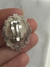 VTG Navajo sterling malachite clip on earrings 1.5 Inches Long — photo 6