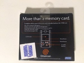 Sega Dreamcast VMU Empty Box & Inserts Only, VMU Device Not Included