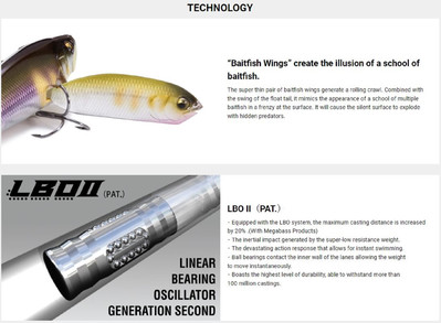 Leurre Megabass I-Wing Triple Fry Flottant – Pagani Raigyo, 80mm