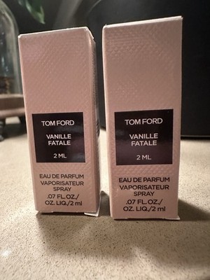 Tom Ford Vanille Fatale 2ml Spray Vials Lot of 2 Mini Perfume EDP 
