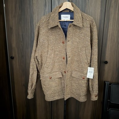 Corridor NY Blanket Stitch Coat Brown Size Large $585