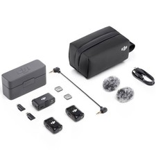 DJI Mic 2 2TX  1RX  ChargingCase Advanced Mini Wireless Microphone