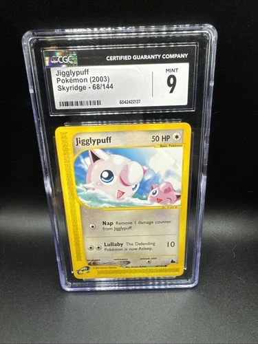 Jigglypuff 68/144 Skyridge Regular Graded Mint Card CGC 9 Vintage Pokemon