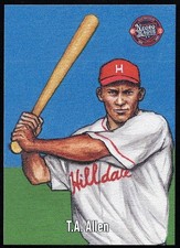 TOUSSAINT 'TOM' ALLEN -1924 Negro Leagues WORLD SERIES #61- HILLDALE CLUB