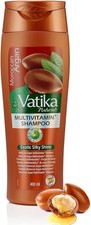 Vatika Naturals Moroccan Argan - 400 ml | Anti-Breakage Shampoo | Moisture Soft 18.15 per litre