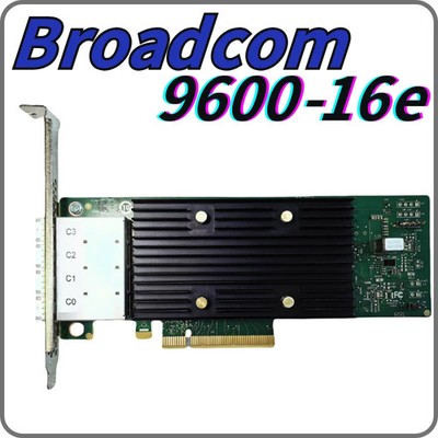Broadcom 9600-16E 24Gbps SAS4 HBA Card 05-50118-00 SAS4016