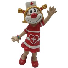 Clown Clownfigur WohnDekoration Dekofigur Clownin Clownfrau Clownette Harlekin