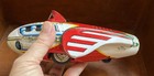 3 Tin Toys - Car, Tractor with Farmer, & Rocket Racer- Missing Pieces — photo 9