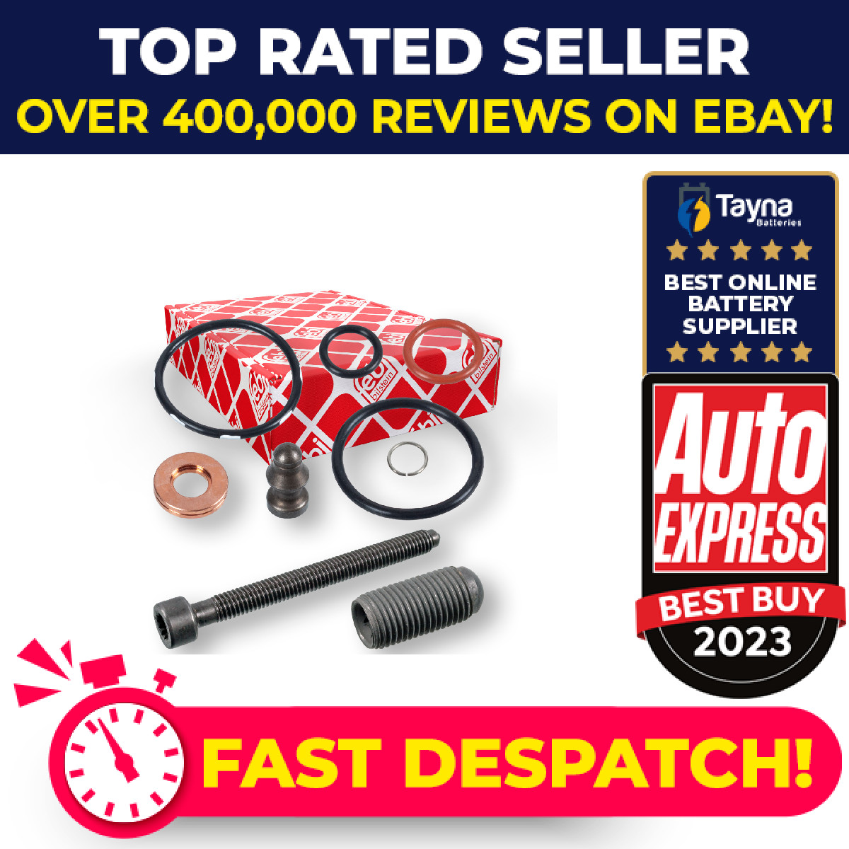 Repair Kit, injector holder fits SKODA OCTAVIA Mk1, Mk2 1.9D 2.0D 00 to 10 Febi