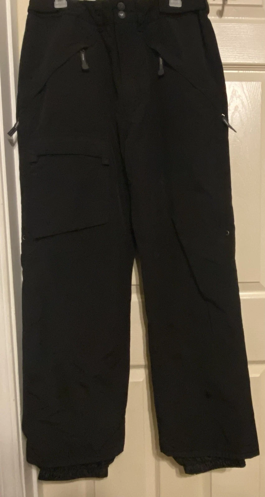White Sierra Womens ALL WEATHER PROTECTION Pants Softshell Hiking Outdoors Blk M