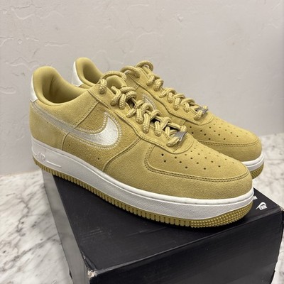 NEW Men s Size 10 Nike Air Force 1 '07 LV8 Buff Gold Sail HJ4465-700 Low AF1