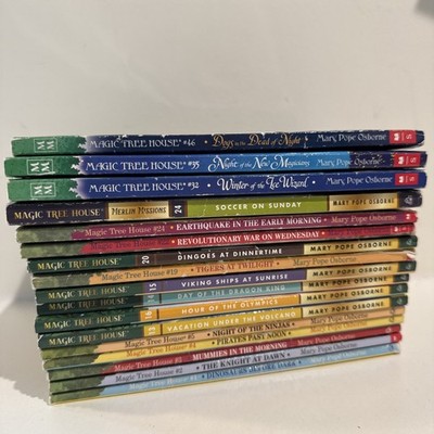 Lot of 17 Magic Tree House Paperback Books Mary Pope Osborne Scholastic