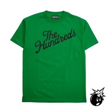THE HUNDREDS Forever Slant Logo T-Shirt Green/Black