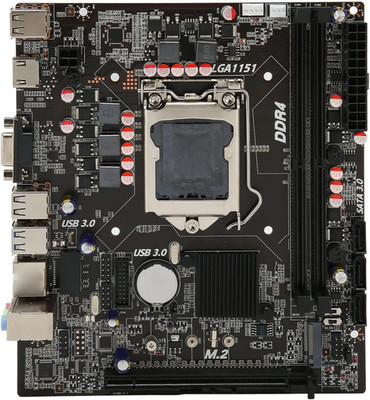 H110 Motherboard MATX - Supports LGA 1151 6Th/7Th/8Th/9Th Gen Processors, with C