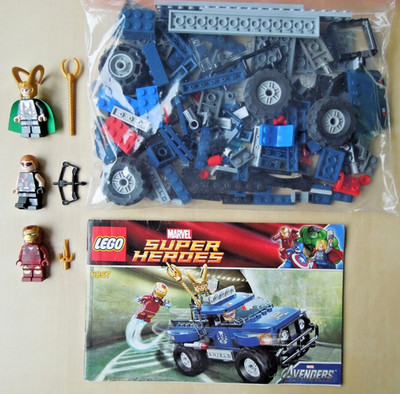 LEGO 6867 Marvel Super Heroes  Lokis Flucht  - 100% komplett mit Figuren + BA