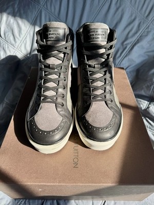 Louis Vuitton Monogram High-Top Street Sneaker Boot Men s Size 8 G000798