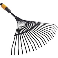 Fiskars FäCherbesen Quikfit Rasenrechen 430Mm Laubbesen Garten Rechen 43Mm