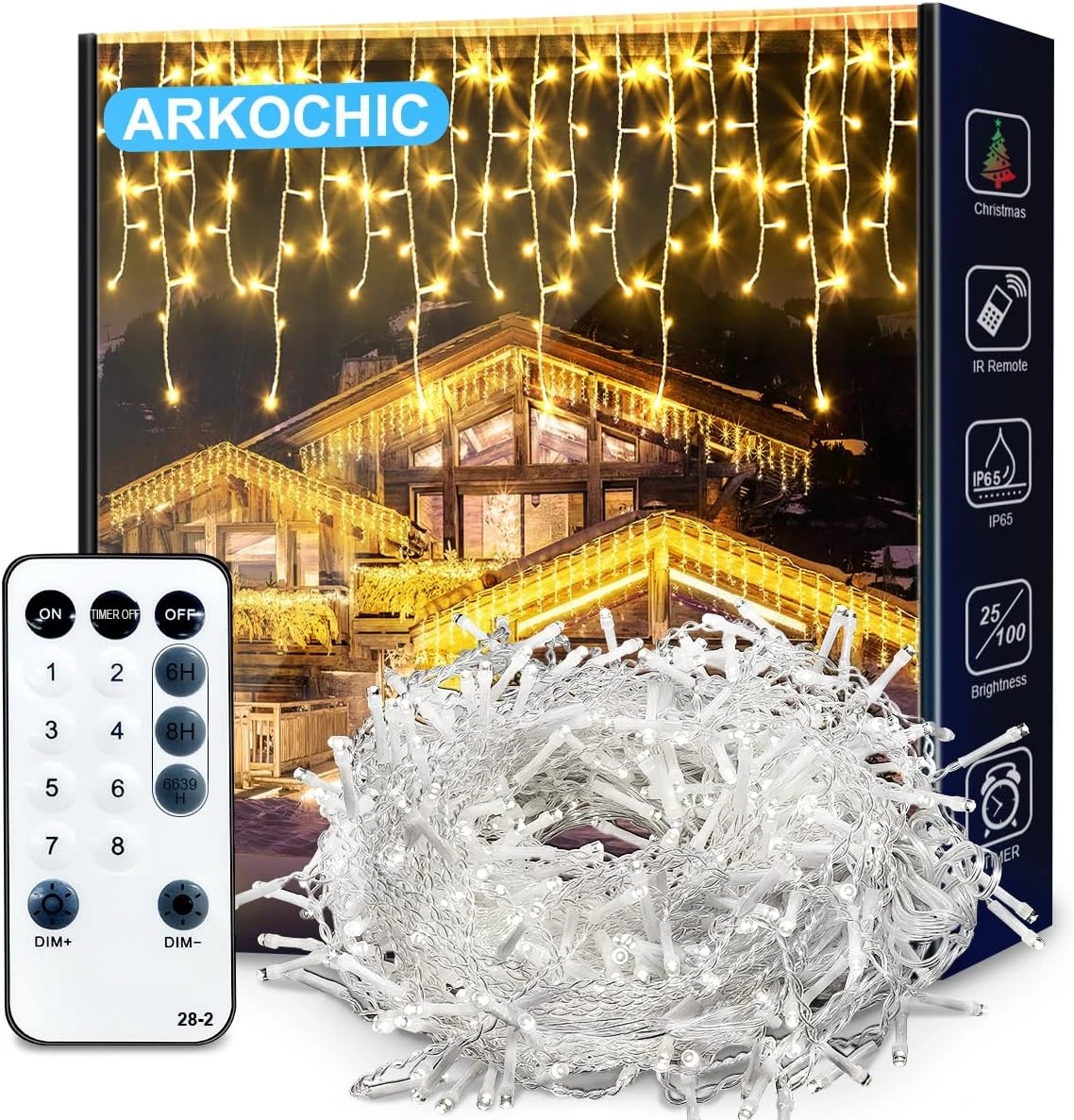 Set Di Mattoncini Con Cascata E Luci LED | 2539 Pezzi Per Adulti | Kit Architettura Vintage Con Effetti Luminosi - 4