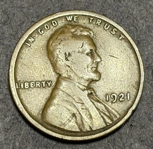 1921-P Lincoln Wheat Cent ~ VG