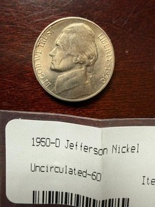 1950-D Jefferson Nickel - Key Date
