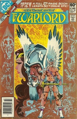 Warlord (DC) #50 (Newsstand) FN; DC | Mike Grell - w/Bag+Board