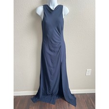Reformation Navy Blue Senna Maxi Dress Women's 2 Evening Special Occasion Formal