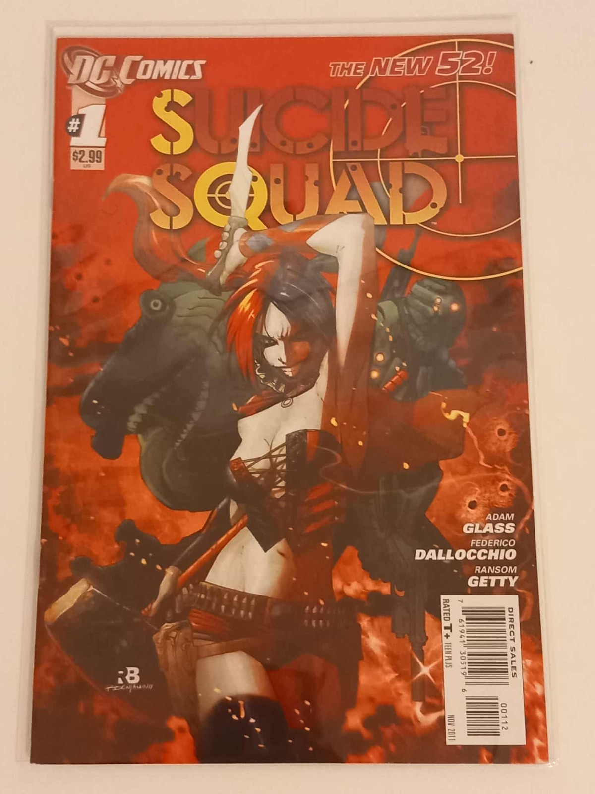 DC COMICS SUICIDE SQUAD THE NEW 52! - COMIC ISSUE #1 NOV 2011 2ND PRINT