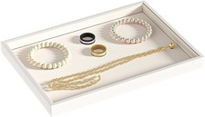 Velvet Jewelry Drawer Organizer Inserts Bracelet Ring Display Tray Earring