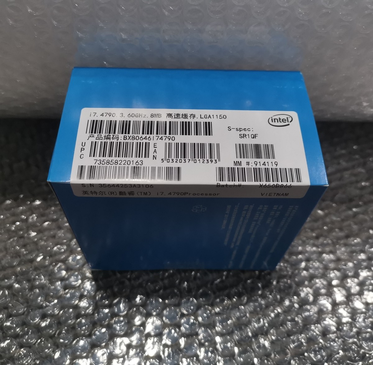 Intel Core i7-4790 3個セット Amazon.com: Intel Core i7 i7-4790 Quad-core (4 Core) 3.60 GHz