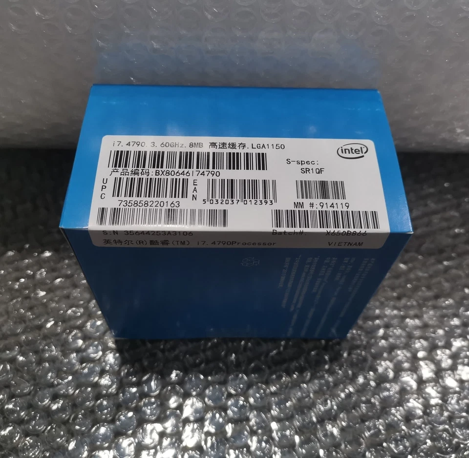 Intel Core i7-4790 3.60Ghz 8MB Quad Core Socket 1150 Desktop CPU Processor - Image 3 of 4