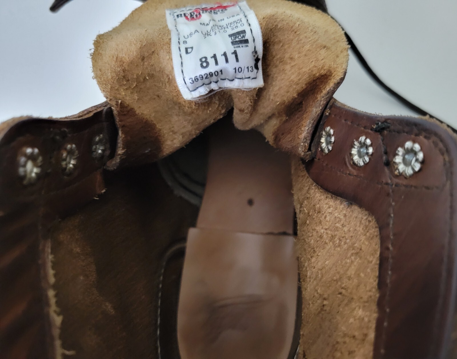 Red Wing Iron Ranger 8111 8D Nitrile Cork Sole RARE eBay